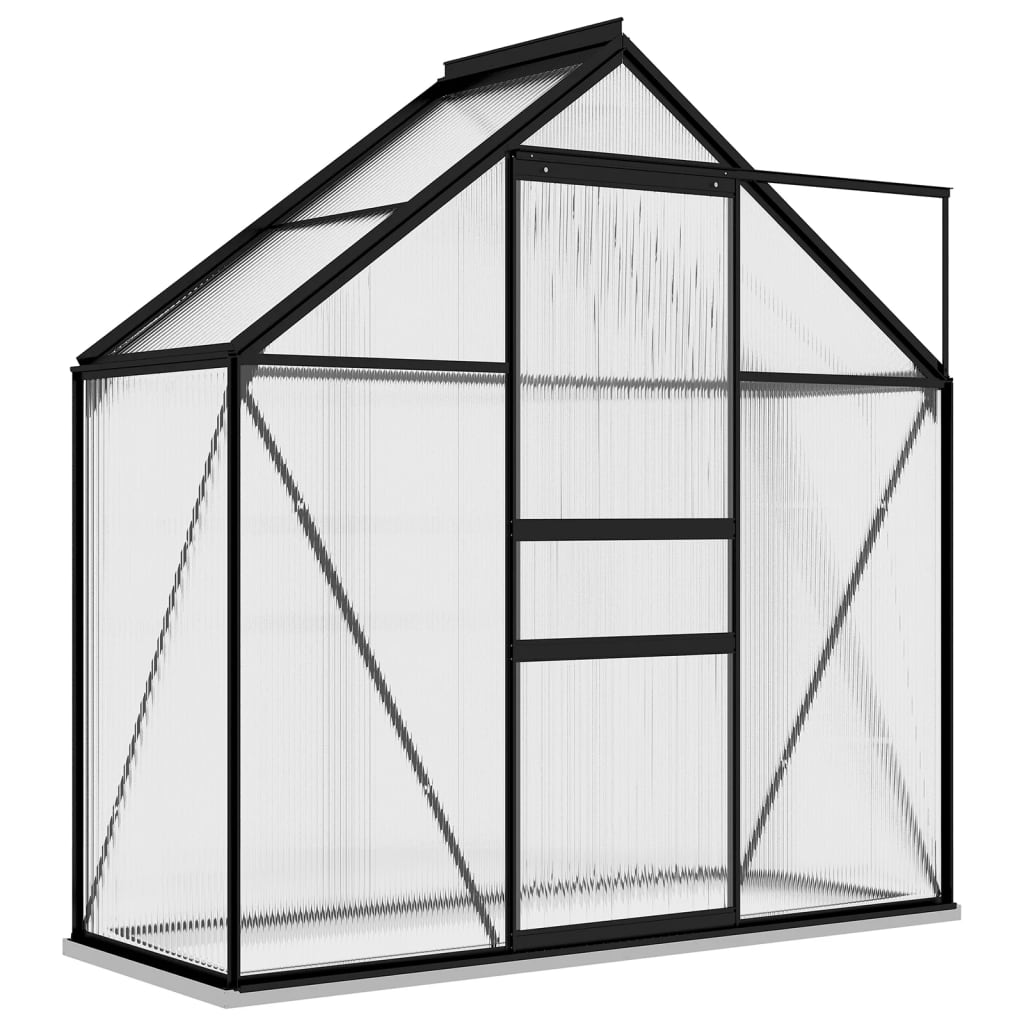 Vidaxl Garden Greenhouse 1,33 m² aluminium Anthracite