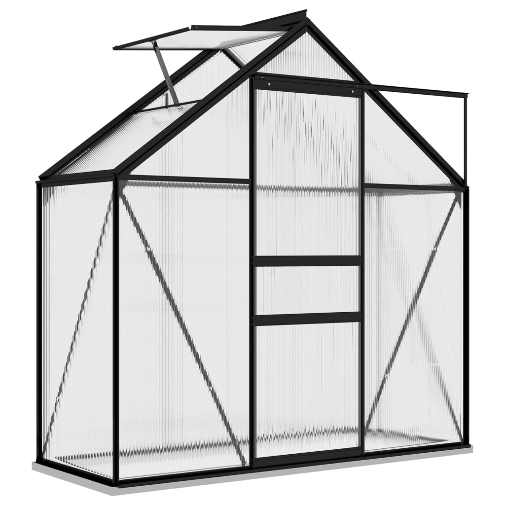 Vidaxl Garden Greenhouse 1,33 m² aluminium Anthracite