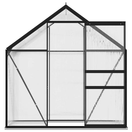 Vidaxl Tuinkas 2,47 m³ aluminium Antracit -farvet
