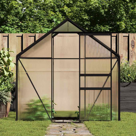 Vidaxl Tuinkas 2,47 m³ aluminium Antracit -farvet