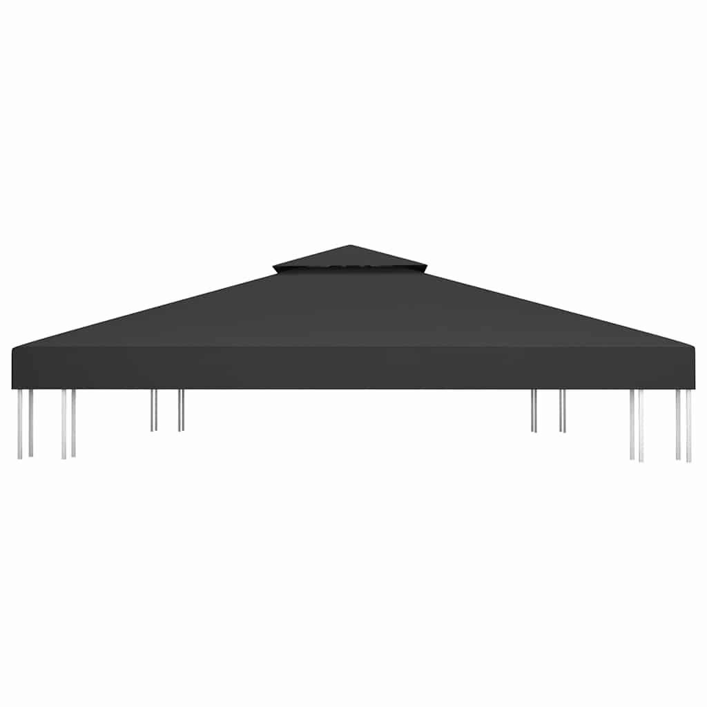 Vidaxl Prieverkak 2-lag 310 g m² 4x3 m sort