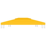 Vidaxl Prieverkak 2-lag 310 g m² 4x3 m gul