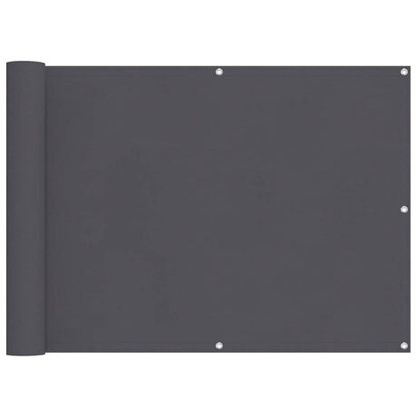 Vidaxl balkonskærm 75x300 cm Oxford stof Anthracite