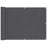 Vidaxl balkonskærm 75x500 cm Oxford stof Anthracite