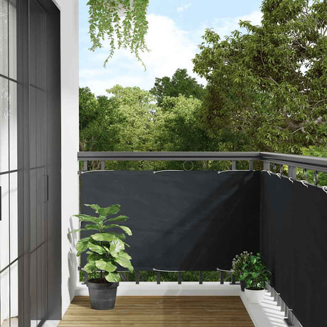 Vidaxl balkonskærm 75x500 cm Oxford stof Anthracite