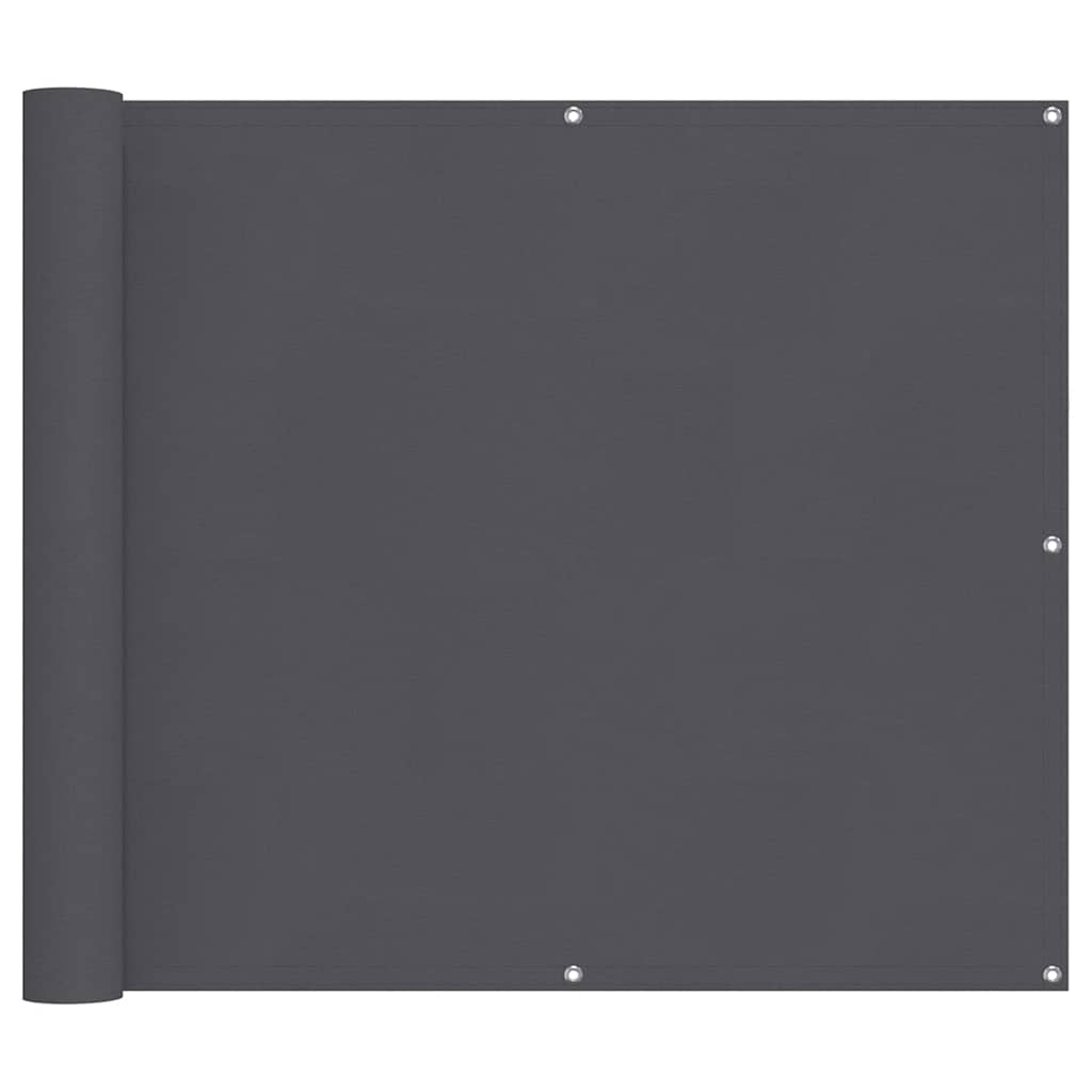 Vidaxl balkonskærm 90x500 cm Oxford stof Anthracite