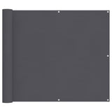 Vidaxl balkonskærm 90x500 cm Oxford stof Anthracite