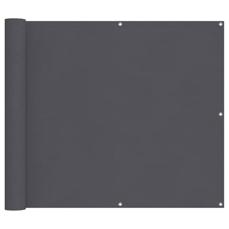 Vidaxl balkonskærm 90x500 cm Oxford stof Anthracite