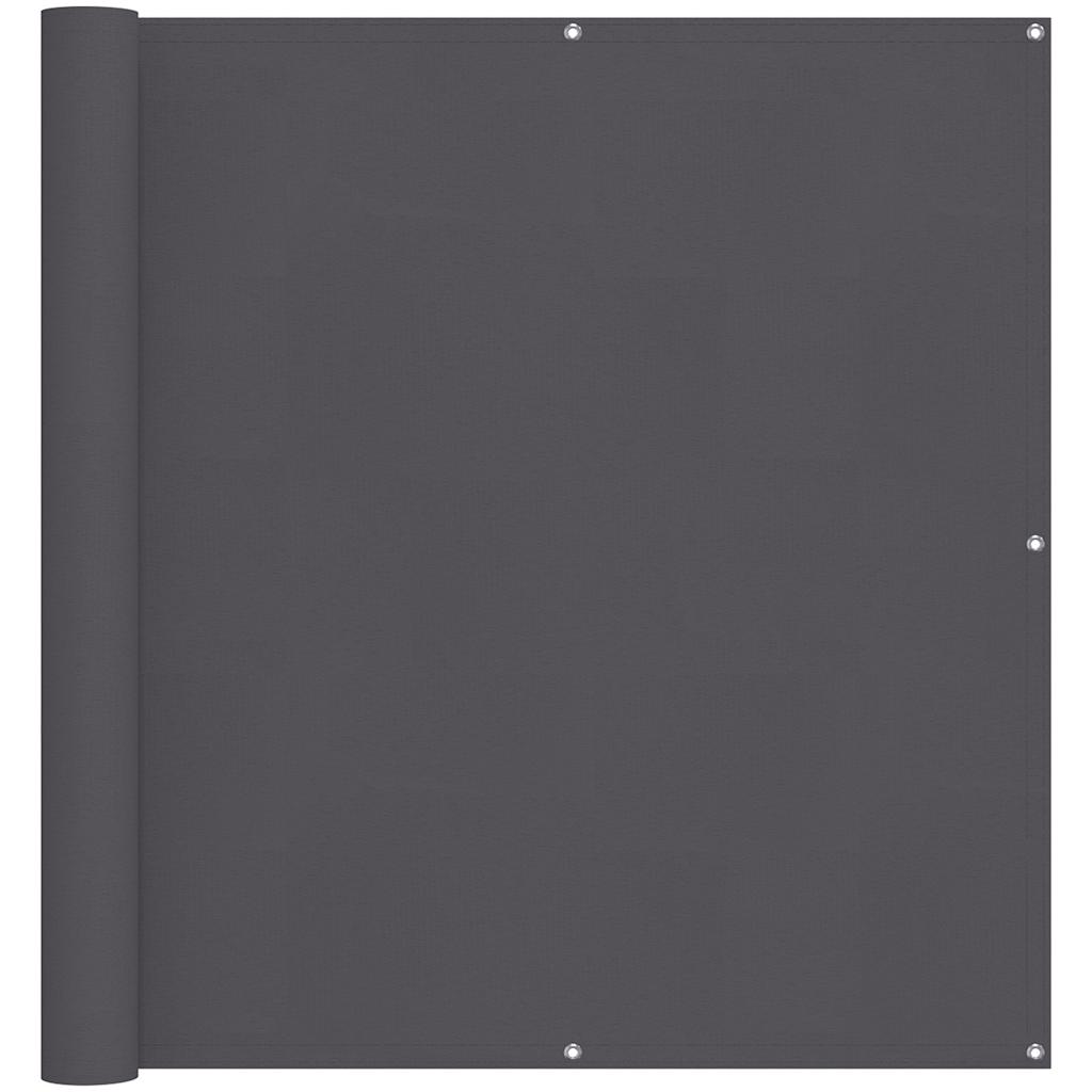 Vidaxl balkonskærm 120x500 cm Oxford stof Anthracite