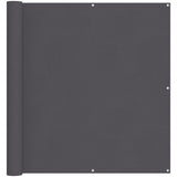 Vidaxl balkonskærm 120x500 cm Oxford stof Anthracite