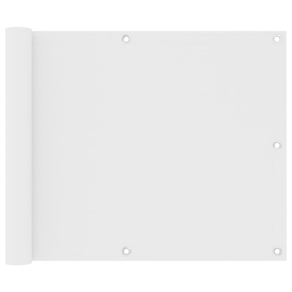 Vidaxl balkonskærm 75x300 cm Oxford stof hvid