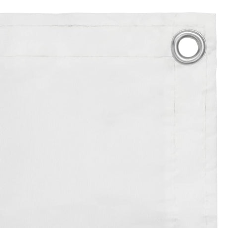 Vidaxl balkonskærm 75x300 cm Oxford stof hvid