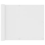Vidaxl balkonskærm 75x400 cm Oxford stof hvid