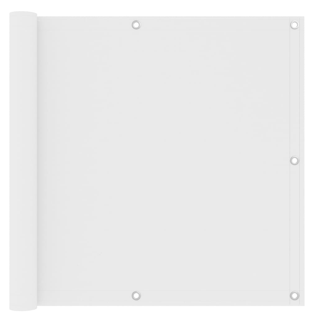 Vidaxl balkonskærm 90x300 cm Oxford stof hvid