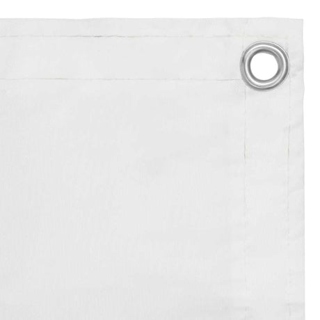 Vidaxl balkonskærm 90x400 cm Oxford stof hvid