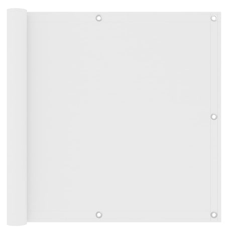Vidaxl balkonskærm 90x500 cm Oxford stof hvid
