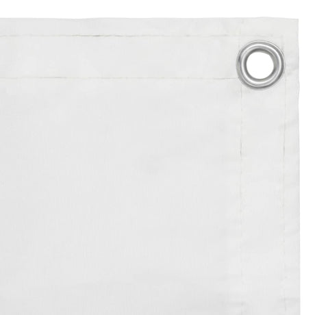 Vidaxl balkonskærm 120x500 cm Oxford stof hvid