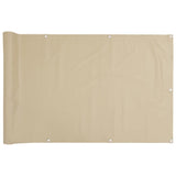 Vidaxl balkonskærm 75x300 cm Oxford stof beige