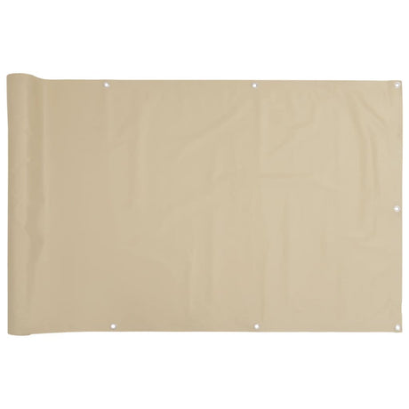 Vidaxl balkonskærm 90x300 cm Oxford stof beige