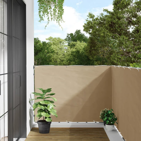 Vidaxl balkonskærm 120x600 cm Oxford stof beige