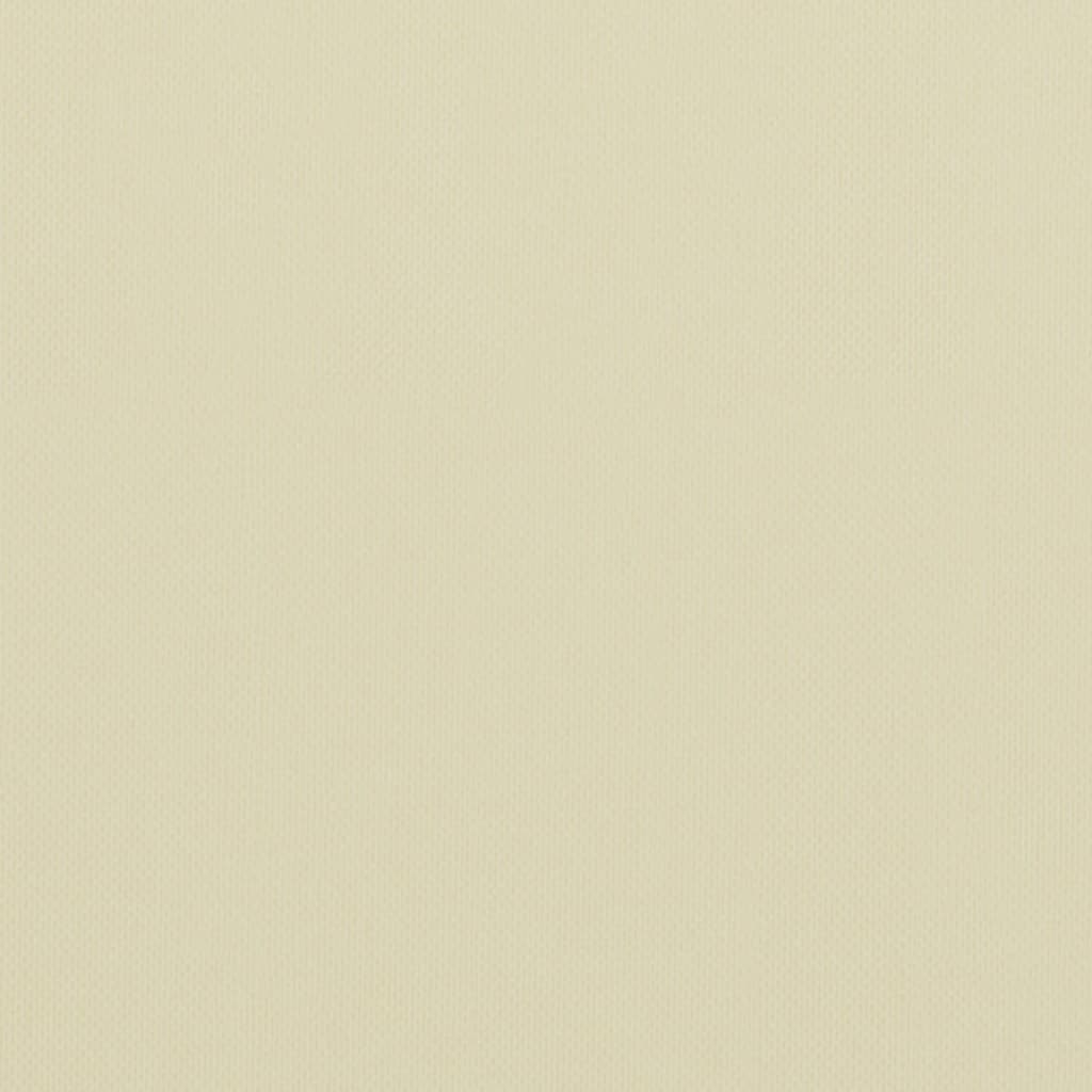 Vidaxl balkonskærm 90x500 cm Oxford Fabric Crème