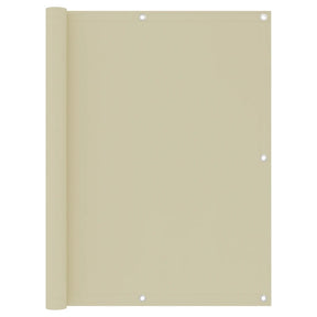 Vidaxl balkonskærm 120x600 cm Oxford Fabric Crème