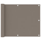 Vidaxl balkonskærm 75x300 cm Oxford Fabric Taupe