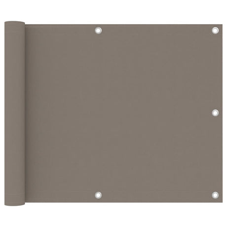Vidaxl balkonskærm 75x300 cm Oxford Fabric Taupe