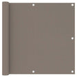 Vidaxl balkonskærm 90x300 cm Oxford Fabric Taupe