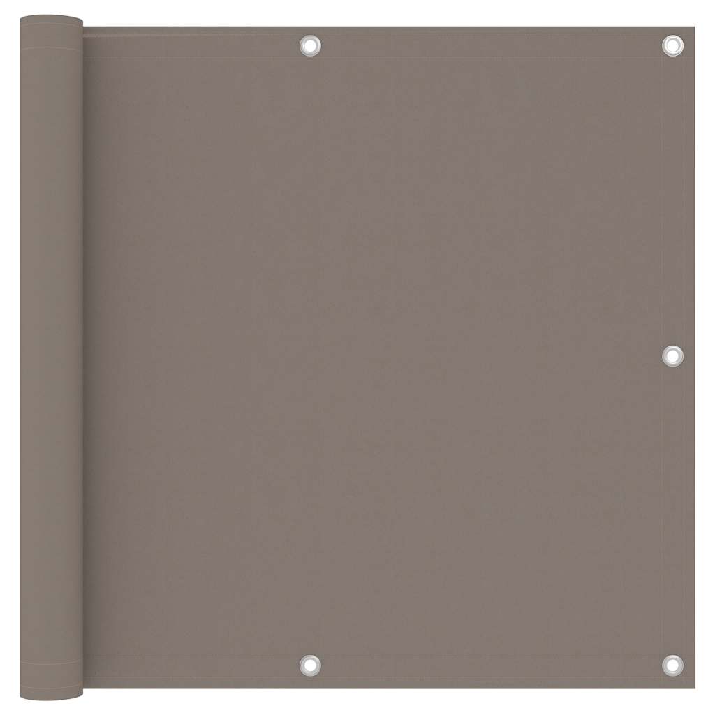 Vidaxl balkonskærm 90x300 cm Oxford Fabric Taupe