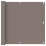 Vidaxl balkonskærm 90x300 cm Oxford Fabric Taupe
