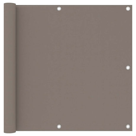 Vidaxl balkonskærm 90x300 cm Oxford Fabric Taupe