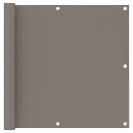Vidaxl balkonskærm 90x500 cm Oxford stof taupe