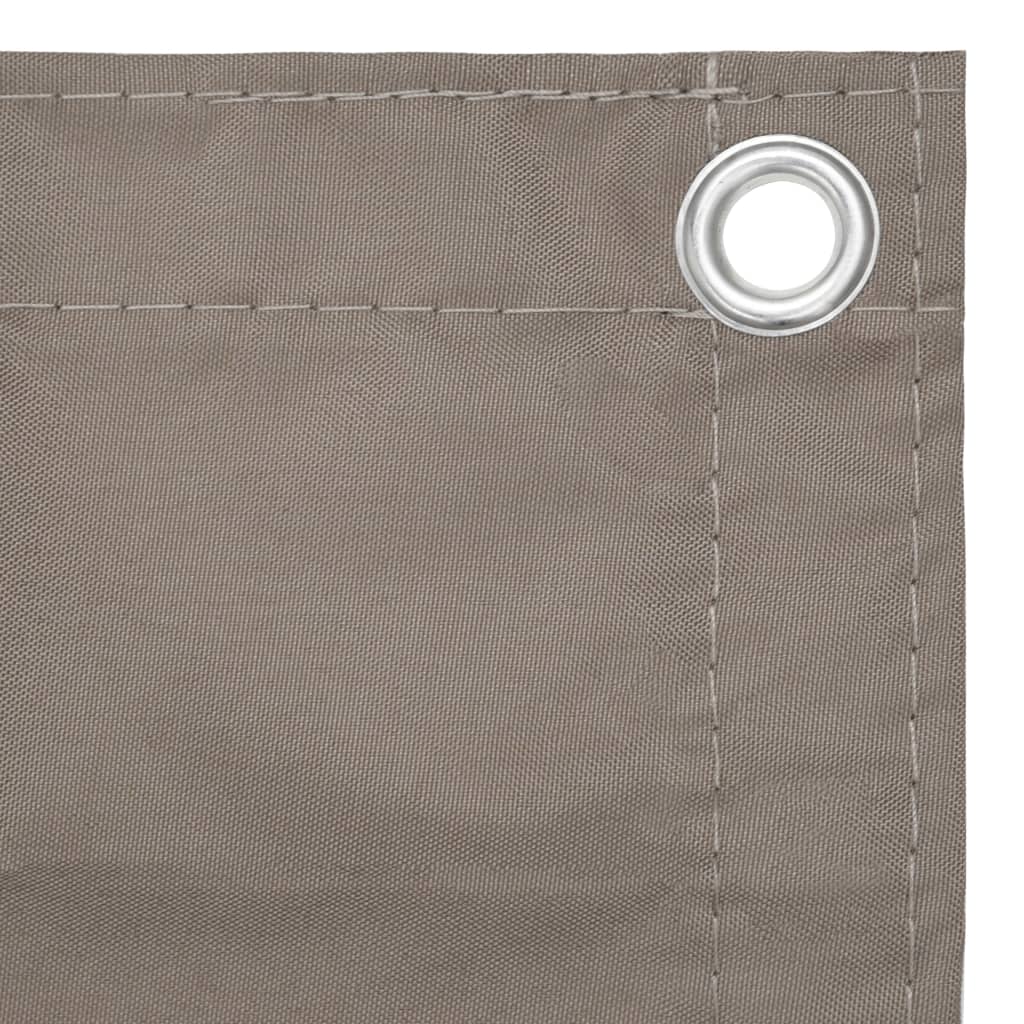 Vidaxl balkonskærm 120x300 cm Oxford Fabric Taupe