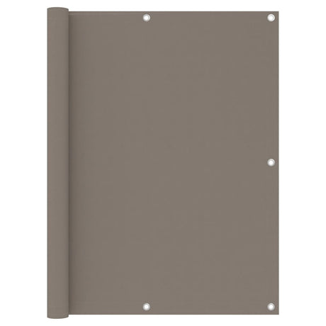 Vidaxl balkonskærm 120x400 cm Oxford Fabric Taupe