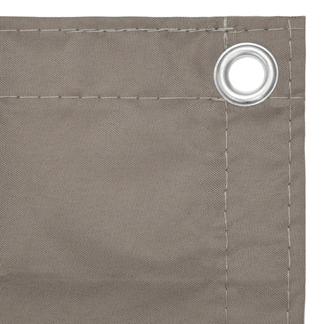 Vidaxl balkonskærm 120x400 cm Oxford Fabric Taupe