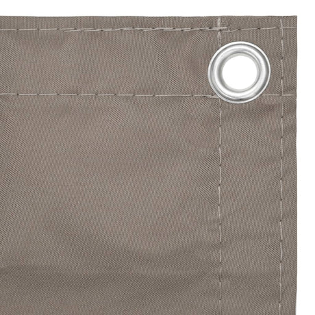 Vidaxl balkonskærm 120x500 cm Oxford Fabric Taupe