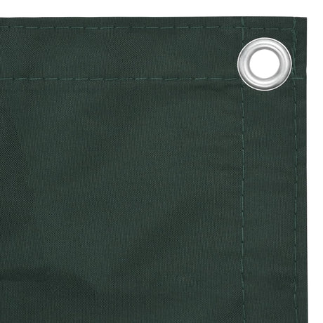 Vidaxl balkonskærm 90x300 cm Oxford stof mørkegrøn