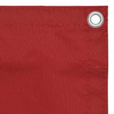 Vidaxl balkonskærm 75x300 cm Oxford stof rød
