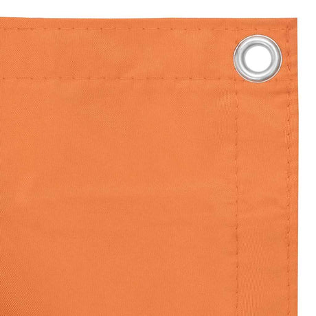 Vidaxl balkonskærm 75x300 cm oxford stof orange