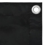 Vidaxl balkonskærm 75x400 cm Oxford stof sort