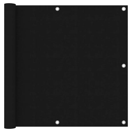 Vidaxl balkonskærm 90x300 cm Oxford stof sort