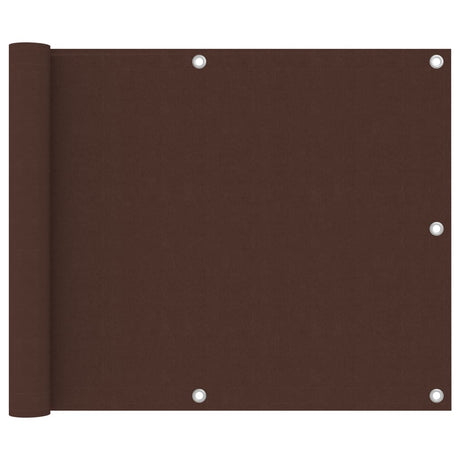 Vidaxl balkonskærm 75x300 cm Oxford stof brun