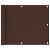 Vidaxx altanskærm 75x600 cm oxford stof brun