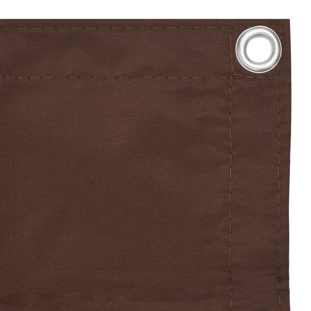 Vidaxx altanskærm 75x600 cm oxford stof brun