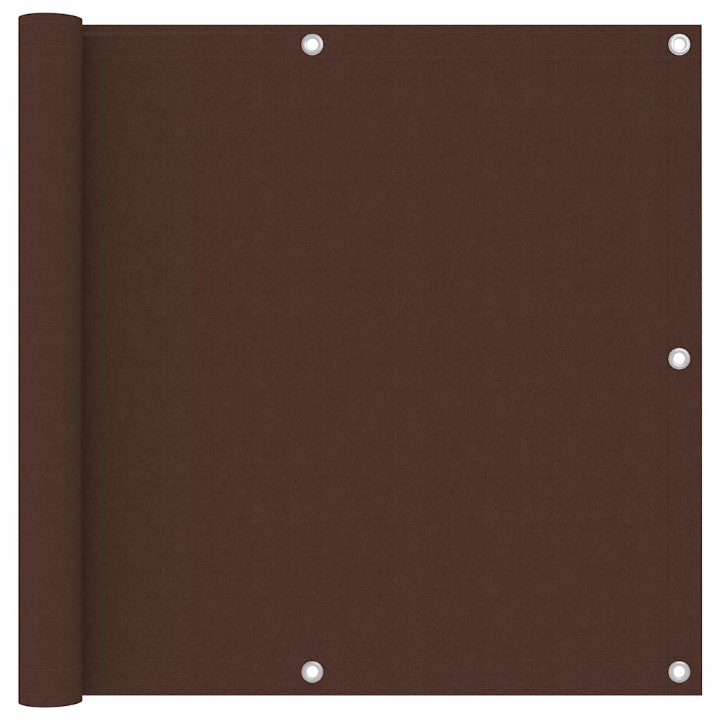 Vidaxl balkonskærm 90x300 cm Oxford stof brun
