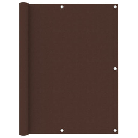 Vidaxl Balkonskærm 120x500 cm Oxford Fabric Brown