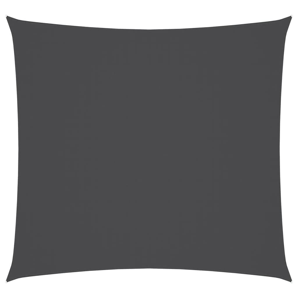 Vidaxl Sunshade Square 4x4 M Oxford Fabric Anthracite -farvet