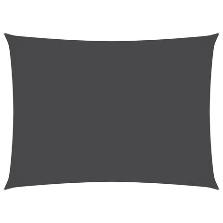 Vidaxl Sunshade Rectangular 3x5 M Oxford Fabric Anthracite -farvet