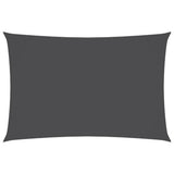 Vidaxl Sunshade rektangulær 6x8 m Oxford stof Anthracite -farvet